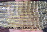 TBBS65 15 inches 5*7mm tube lemon quartz gemstone beads wholesale