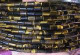 TBBS70 15 inches 5*7mm tube yellow tiger eye gemstone beads wholesale