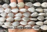 TRBS48 15 inches 13*18mm flat teardrop white crazy lace agate gemstone beads