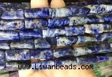 TWBS17 15 inches 9*20mm twist column sodalite gemstone beads