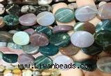 TWBS29 15 inches 13*18mm twist oval indian agate beads wholesale